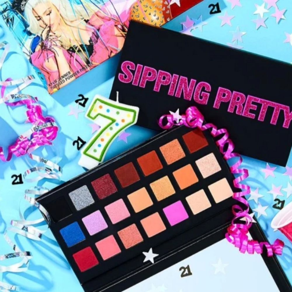 ***NWT Kylie Cosmetics Sipping Pretty Birthday Palette***